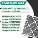X7935 20x20x5 MERV 16 Filter, Compatible with Lennox HCC14-23 air cleaner. replacement for Lennox X7935, HCF14-16, Honeywell FC100A1011, and FC200E1011 air filters