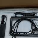 Floor Standing Cell Phone Charging Station with Fast Charigng Cables  8 Device Charging Dock for Office, Hotel & Public Spaces | Compatible with iPhone ipad Smartphone Tablets Android Port (Black)