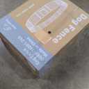 SMUG Heavy-Duty Iron Dog Playpen  16 Panels 24 Durable, Rust-Resistant Pet Fence for Indoor & Outdoor Use, Secure & Spacious Pet Play Area for Dogs, Puppies & Small Animals (Black)