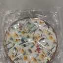 HUGANE Vintage Western Rodeo Horse Round Wall Art Decor, Southwestern Cowboy Equestrianism Desert Cactus Hanging Canvas Framed Prints Wall Sculptures for Home Bedroom Living Room Decor, 10x10 Inch