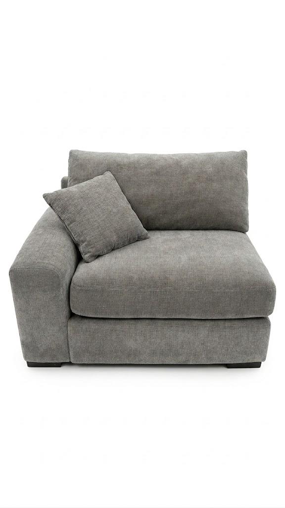 Module for Modular Oversized Couch,Upholstered Convertible Seater Corner (Corner, -Grey)