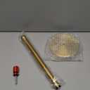 Paper Towel Holder Stand with Sturdy Base Fits Standard and Jumbo Sized Paper Towel, Paper Towel Holder Countertop (Gold)