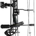 PANDARUS Compound Bow Draw Weight 0-70 Lbs for Pull Beginner and Intermediate Archer Fully Adjustable 19.25"-31" with All Accessories, up to IBO 320 fps New 2024(Black Right Handed Bag)