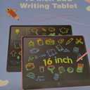 LCD Writing Tablet, 16 Inch Colorful Doodle Board Drawing Tablets for Kids, Toddler Educational Learning Toys for 3 4 5 6 7 8 Year Old Boys Girls Birthday Christmas Gift
