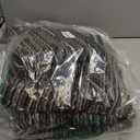 Kitchen Rugs Sets of 2-Non Slip Kitchen Mats for Floor-Thick Stain Resistant Vintage Kitchen Floor Mat Runner Carpet for Hallways Entryway Laundry Room WashableBlack 20"x47"+20"x32"