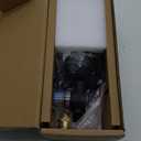 Upgraded 12V DC RV Water Pump 4.5 GPM 45 PSI Ultra-Quiet Diaphragm Pump with Smart Pressure Switch Reliable Flow for Campers, Marine, Trailers Black