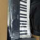 TERENCE V50 Foldable 88 Key Weighted Keyboard for Beginners&Advancer,Black, 49.6*9.8*2.8 inches