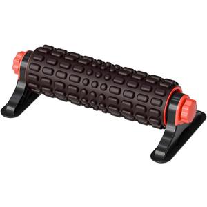 XL IT Band Firm Foam Roller with Resistance Holder - 17 inches - Exercise Roller for IT Band Issues, Deep Tissue Muscle Massage, Muscle and Back Roller for Fitness, Gym Equipment (Black)
