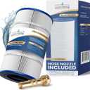 LACQUA Pool Filter Cartridge LQ76 75 SqF Replaces Hayward CX760RE, C760, Waterway Clearwater II 75/ Pro Clean 75/ PA76/ C751/ B6-M, Unicel C-8411, FC-1256, PXC75 Hose Nozzle Included