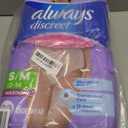 Always Discreet Adult Diapers for Women, Incontinence Underwear, Postpartum Essentials, Disposable Briefs, Max Absorbency, Bladder Leak Protection, Small/Medium, 32ct
