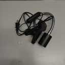 LUCKY HERP Reptile Heat Lamp with Clamp, Aquarium Turtle Tank Basking Light with 360 Rotatable Timing & Dimming and 2 Pack 50W UVA UVB Heat Light Bulb for Turtle Tortoise Lizard