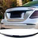 Rear Trunk Spoiler Wing Fit for Mercedes E-Class E300/ E350/ E400/ E450/ W213 4-Door Sedan 2017-2020 Gloss Black Sporty Style Decklid Lip Exterior Accessories