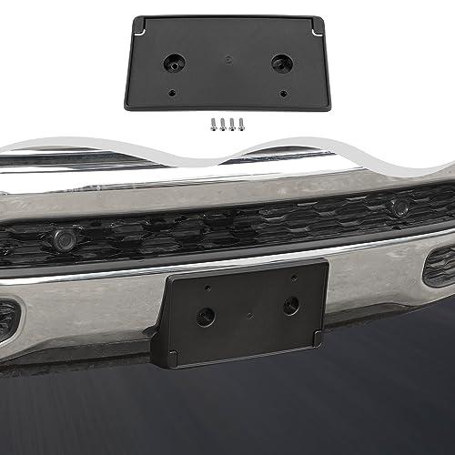 HTHE License Plate Frames for Dodge Ram Front License Plate Bracket Compatible with Dodge Ram 2018-2023 Exterior Accessories ABS