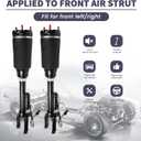 2Pcs Front Air Suspension Strut Shock 1643204613 w ADS Fit for Mercedes Benz W164 ML320 ML350 ML450 ML500 ML550 ML63 AMG 2005-2011 X164 GL320 GL350 GL450 GL550 2007-2012
