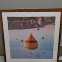 Wood 24x24 Picture Frame with 20x20 Mat Deep Brown, Display 20x20 with Mat or 24x24 without Mat, Wood 24 by 24 Photo Frame, 24 x 24 Frame for Wall Hanging Display, Deep Brown, 3 Pack