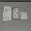 Misea Magnetic for iPhone 14 Plus Case Compatible with MagSafe [Never Yellowing] [Military Grade Drop Protection] Full Camera Lens Protector Plating Soft Clear Phone Case for Women Girls, Silver