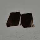 S-noilite Clip in Short Extensions Human Hair 2PCS 2 Clips Clip in Hairpieces For Women with Short Hair Adding Volume 4 Inch Medium Brown
