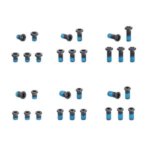 Ohhunt Screw Set 30 Pcs for Mount and Plates Include #6-48 Screw and #8-40 Screw in 6mm/8mm/10mm Length 5 in Each Set T15 Torx (Oval Head)