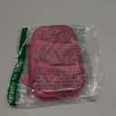 CAAORDKSO Small Cable Organizer Bag, Charger Organizer Case Pouch Travel Bag, Waterproof Electronics Accessories Case for USB, Cable, Cord, Charger, Phone, Power Bank, Earphone (Rose Red, Medium)