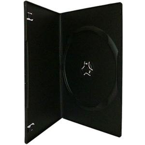 Maxtek 7mm Slim Black Single CD/DVD Case, 100 Pieces Pack
