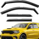 Extra Durable Window Deflectors in-Channel Window Visors Rain Guards Fit for Dodge Durango 2011-2026, Sun Visors, Wind Vent for Shades, Exterior Car Accessories - 4pcs. AG0871