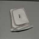 Fanny Packs for Women, Leather Fanny Pack Belt Bag for Women Men with 5 Zipper Pockets Adjustable Belts 4 Card Slots, White Fanny Pack Crossbody Fashion Waist Packs for Running Disney Hiking