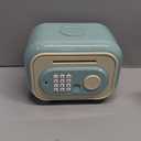 Children's Piggy Bank, Fingerprint Password Electronic Savings Box, Mini ATM Piggy Bank Toy Gifts for 3 4 5 6 7 8 9 10 11 12 Year Old Boys Girls (Green)