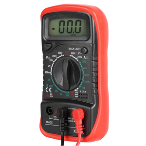 Xl830l Handheld Digital Xl830l Multimeter,Multimeter Xl830l Multimeter with LCD Display and Backlight Overload (XL830L Red)
