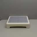 HBTower Step Stool, Mobility Step Stool for Adults & Seniors, Non-Slip Step Platform Indoor and Outdoor, Portable Step Riser, Safety Step for Car, Bedside, Office, Shower, Stairs, White