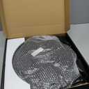 Music Boxing Machine, Interactive Punching Trainer with Boxing Gloves, Large Size Wall Mounted Electronic Boxing Target for Adult Kids, 9 Modes & 9 Speeds (Black)