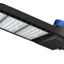 Juyace 300W LED Parking Lot Light Dusk to Dawn Outdoor Lighting Wall Mount Exterior Flood Commercial Outside IP65 Waterproof 100-277V Shoebox Street Security Area, 300W-1 Pack