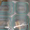 KOMUEE 10 Packs 30 oz Glass Meal Prep Containers,Glass Food Storage Containers with Lids,Airtight Lunch Bento Boxes, Microwave, Oven, Freezer and Dishwasher, Green