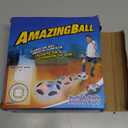 Toyk Boy Toys - LED Hover Soccer Ball - Air Power Training Ball Playing Football Indoor Outdoor Game - Birthday Gifts for Kids, Age 3 4 5 6 7 8-12 Year Old Boys - Soccer (White)