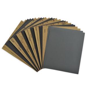 Sandpaper Assortment Grit 80 120 180 240 320 400 25PCS, Wet Dry Sandpaper Sheets 9 x 11 Inch, Silicon Carbide Sand Paper for Wood Furniture Finishing, Metal Sanding, Automotive Polishing