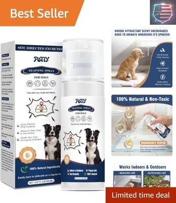 ELENTIA Go Here Dog Potty Training Spray and Dog Pee Spray, Puppy Potty Training Aid for Housebreaking, Potty Training Spray for Dogs, Natural Indoor & Outdoor Use, 5.07 Fl OZ