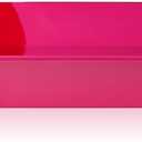 Melamine Serving Tray with Handles, Chip and Break Resistant, Durable and Kid-Friendly Food Tray for Indoor and Outdoor, Dishwasher Safe (Fuchsia/Red)