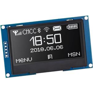 Hosyond 2.42 inches 128x64 IIC I2C OLED Display Module SSD1309 Driver OLED Screen Module for Arduino R3 ESP32 (White)