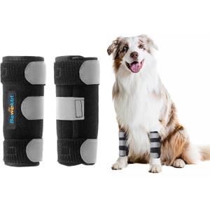 Dog Leg Brace for Front Hock Joint,Carpal Wrist Brace for Dogs Prevents Injuries Sprains Helps with Loss of Stability Caused by Arthritis, Keep Joint Warm, Reduces Pain Inflammation