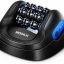 Electric Rolling Massager with Dock Hands-Free Desk or Handheld Muscle Roller for Legs, Calves, Neck & Back, Deep Tissue Relief, Rechargeable 3 Speeds