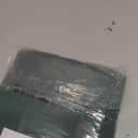 Simplebrand Ava Ever Green Short 36 Inches Blackout Curtain 2 Panels Set, Half Window Rod Pocket Privacy Curtain Tiers for Kitchen, Curtains Blackout for Bathroom Shades, W40 x L36 Inch, Ever Green