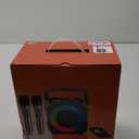 Karaoke Machine, Portable Bluetooth Speaker with 2 Wireless Microphones for Adults & Kids with Lights, Karaoke Microphone with PA System Supports USB/TF/REC/FM/AUX for Home Party Home System Packages (Black)