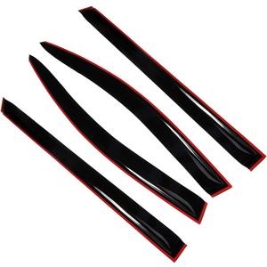 cciyu Rain Guards Compatible with 2011-2020 For Toyota Sienna Side Window Deflector Window Deflector Sun Rain Guard 4 Pieces
