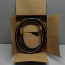 Giraffe Hybrid Leader Hose 5/8" x 6ft Custom Length, No Kink, Flexible, Leakproof Water Hose with Female to Female Fittings, 600 Burst PSI (Black and Orange)