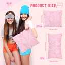 Pack of 3 Pink Pillow Covers, 18 x 18 Inch Pink Throw Pillows, 12 x 20 Inch Throw Pillow Covers, Soft Fluffy Plush Couch Pillow Covers for Sofa Living Room Couch Bed