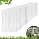 DGSL 6 Pcs Polycarbonate Greenhouse Panels, 4' x 2' x 0.16'' Twin-Wall Panels, Polycarbonate Sheet for All Weather Outdoor Garden and Greenhouse Covering