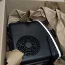 Antarctic Star Countertop Ice Maker Machine, 8 Ice Cubes in 6 mins, 26lb/Day Ice with 2 Sizes- Portable Mini, Energy Saving & Basket/Scoop for Home/Party/Travel/Camping/Bar, Dark Black