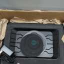 llano V12 Laptop Cooling Pad, Gaming Laptop Cooler Stand with 5.5inch Powerful Turbo Fan, Adjustable Speed, Touch Control, 3-Port USB A, for Fast Cooling Laptop 15.6-19in, Black (No RGB)