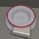 Kootek 71PCs Cake Decorating Kit, Baking Supplies Tools - Includes Cake Stand Turntable, 12 Icing Piping Tips Set, 2 Frosting Spatulas, 3 Scrapers, 50+2 Piping Bags, Coupler, Video Tutorial, Booklet (Pink)