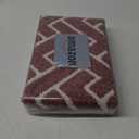 Kitchen Rugs Sets of 2-Non Slip Kitchen Mats for Floor-Thick,Moroccan Style Kitchen Floor Mat Runner Carpet for Hallways Entryway Laundry Room Washable(20"x31.5"+20"x48",Red)