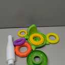 Move2Play Stacking Toy, Includes 7 Unique Rings, Montessori Development, Baby Toy, Gift for 1 Year Old Boys & Girls, Ages 0-6+, 9, 10, 12, 18+ Months (Turtle Stacker)